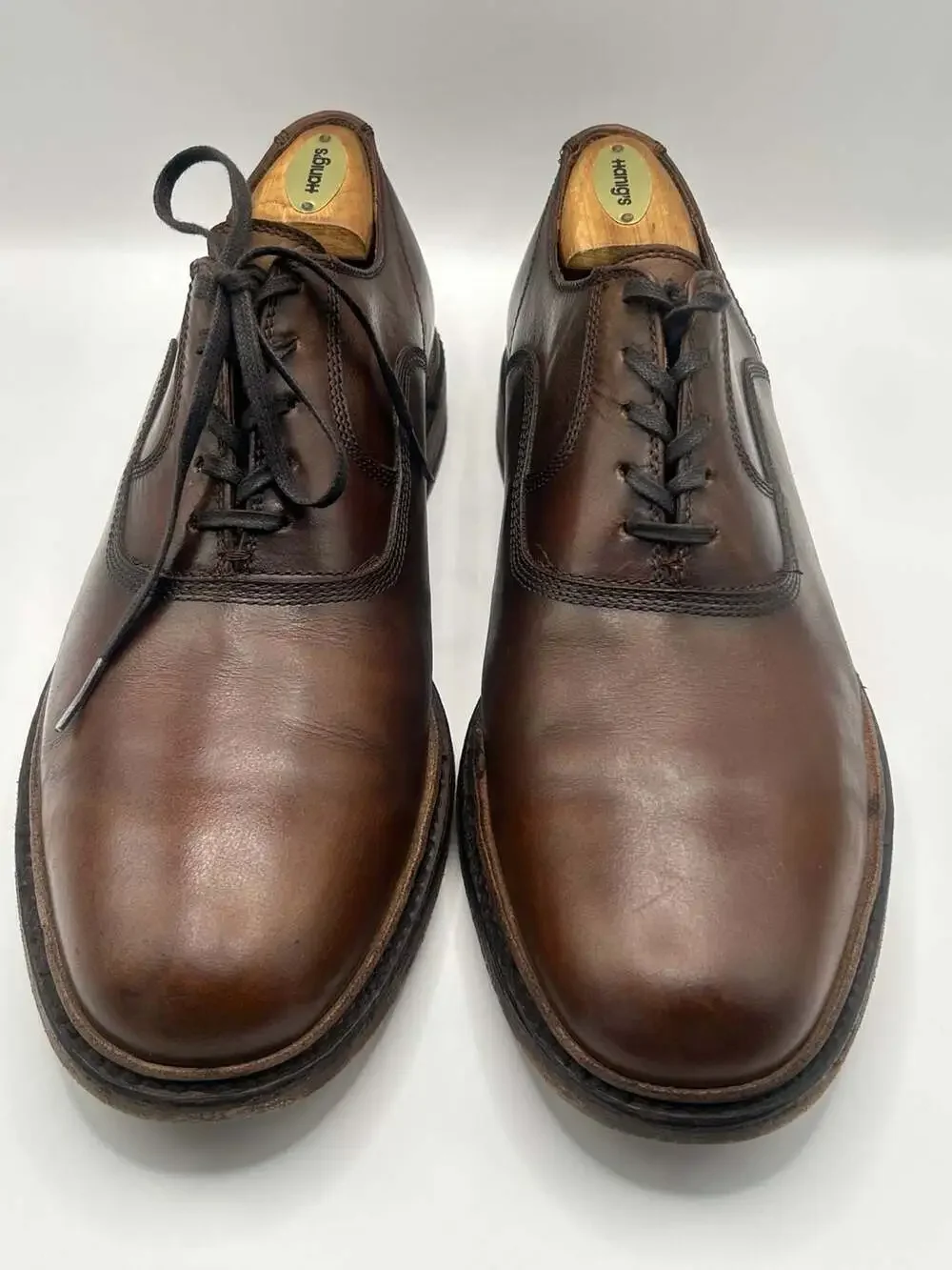 Frye Men's Brown Leather Oxford Dress Shoes